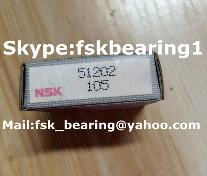 Изготовленные на заказ шаровые подшипники Японии NSK 51202 миниатюрные 15mm x 32mm x 12mm 3