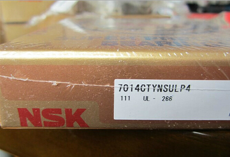 Угловые подшипники шпинделя механического инструмента шаровых подшипников NSK 7014CTYNSULP4 контакта 4