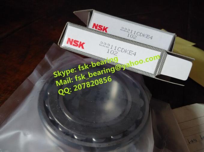 Подшипники стиральной машины подшипника ролика NSK точности сферически 22211 промышленные 0