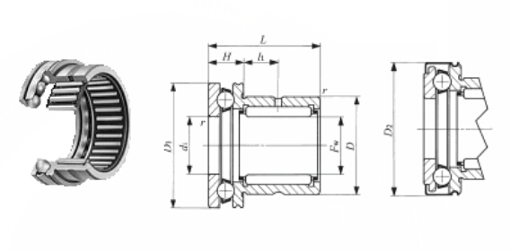 Теплостойкие индивидуальные подшипники ролика иглы для металлургического машинного оборудования 0