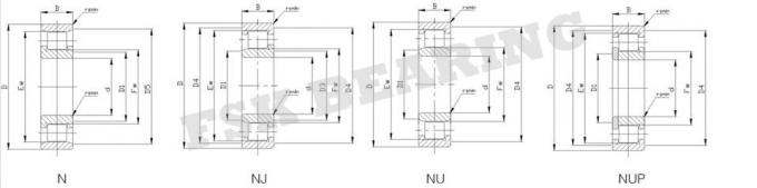 Малошумный определите подшипник ролика строки НУП206ЭКП цилиндрический для компрессора редуктора/воздуха 1